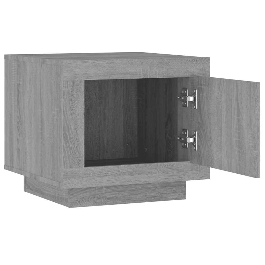 Τραπεζάκι Σαλονιού Γκρι Sonoma 51x50x45 εκ. από Επεξεργ. Ξύλο