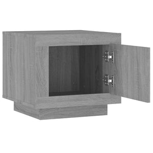 Τραπεζάκι Σαλονιού Γκρι Sonoma 51x50x45 εκ. από Επεξεργ. Ξύλο