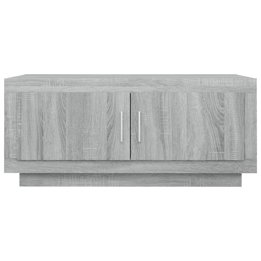 Τραπεζάκι Σαλονιού Γκρι Sonoma 102x50x45 εκ. Επεξεργασμένο Ξύλο