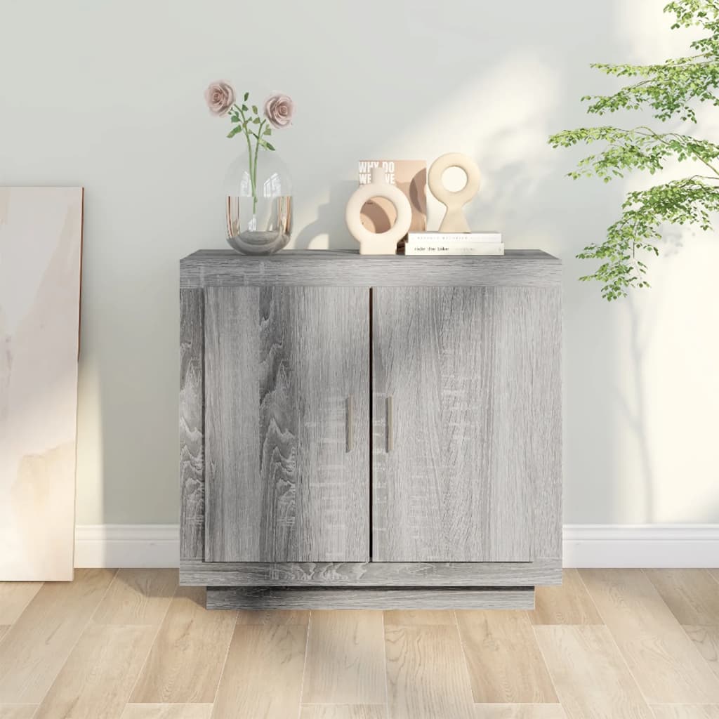 Ντουλάπι Γκρι Sonoma 80 x 40 x 75 εκ. από Επεξεργασμένο Ξύλο - Pakobazaar