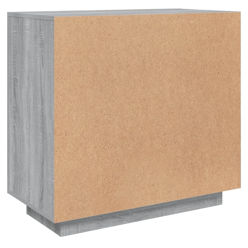 Ντουλάπι Γκρι Sonoma 80 x 40 x 75 εκ. από Επεξεργασμένο Ξύλο - Pakobazaar