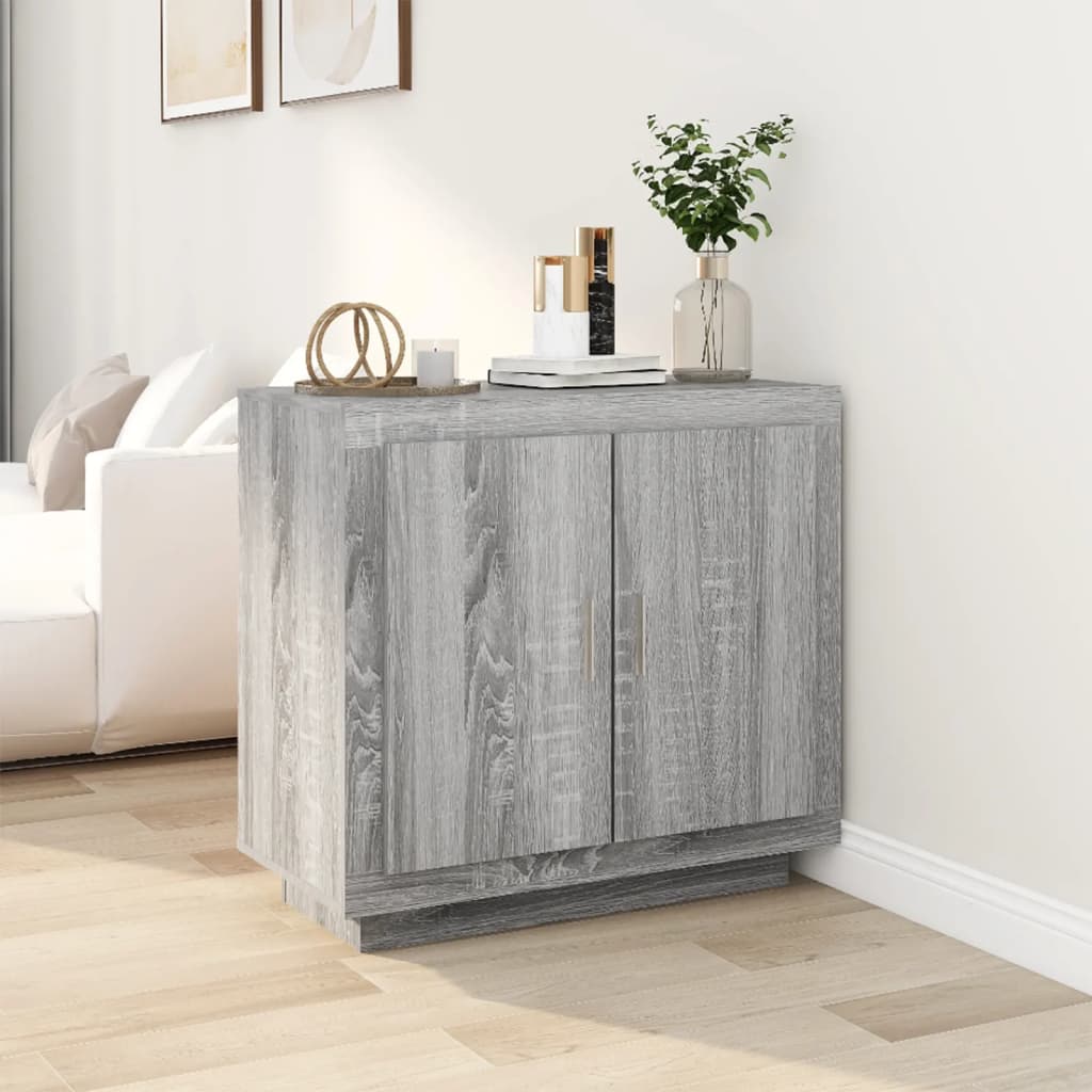 Ντουλάπι Γκρι Sonoma 80 x 40 x 75 εκ. από Επεξεργασμένο Ξύλο - Pakobazaar