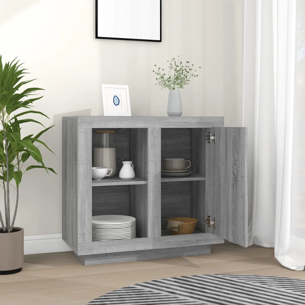 Ντουλάπι Γκρι Sonoma 80 x 40 x 75 εκ. - Pakobazaar