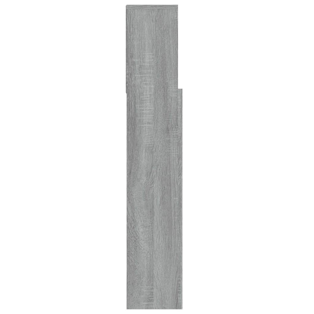Κεφαλάρι Με Αποθηκευτικό Χώρο Γκρι Sonoma 100x19x103,5 εκ.