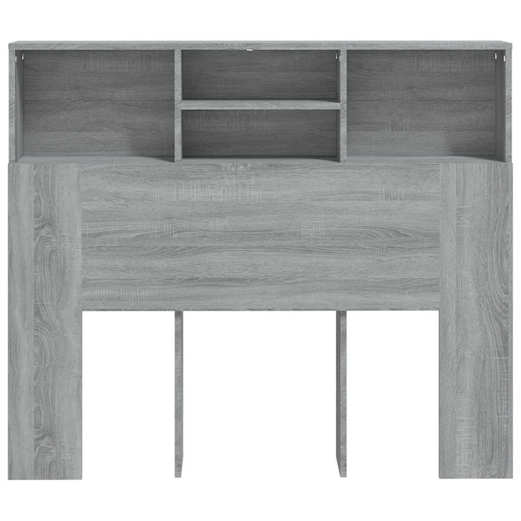 Κεφαλάρι Με Αποθηκευτικό Χώρο Γκρι Sonoma 120x19x103,5 εκ. - Pakobazaar