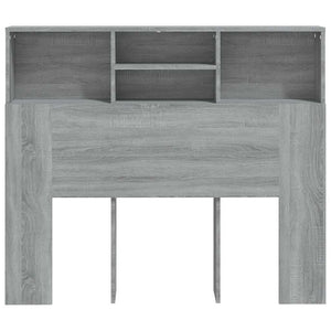 Κεφαλάρι Με Αποθηκευτικό Χώρο Γκρι Sonoma 120x19x103,5 εκ. - Pakobazaar