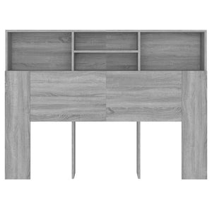 Κεφαλάρι Με Αποθηκευτικό Χώρο Γκρι Sonoma 140x19x103,5 εκ. - Pakobazaar