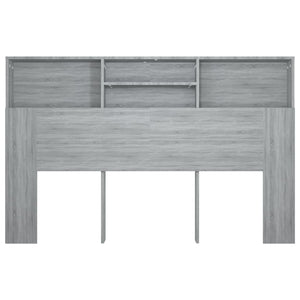 Κεφαλάρι Με Αποθηκευτικό Χώρο Γκρι Sonoma 160 x 19 x 103,5 εκ. - Pakobazaar