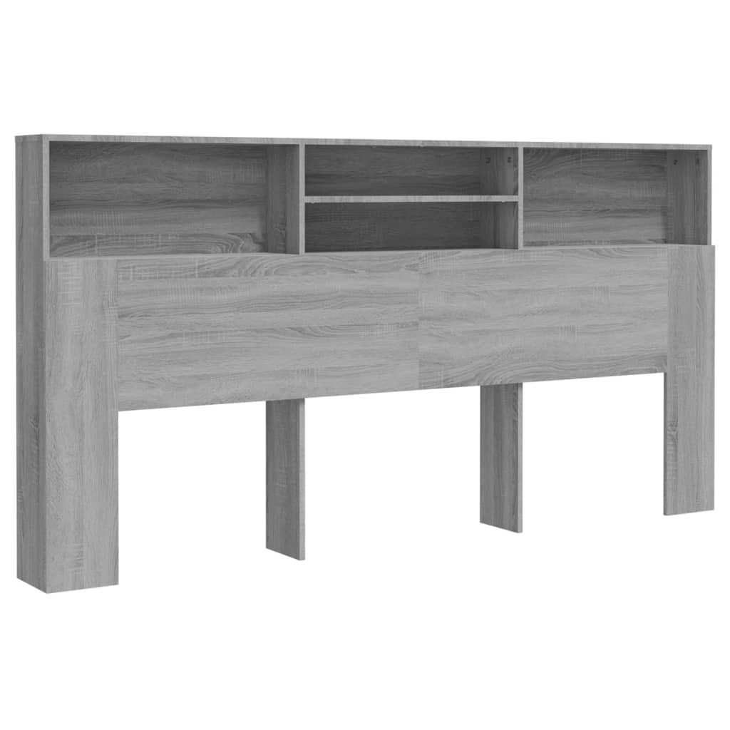 Κεφαλάρι Με Αποθηκευτικό Χώρο Γκρι Sonoma 200 x 19 x 103,5 εκ.