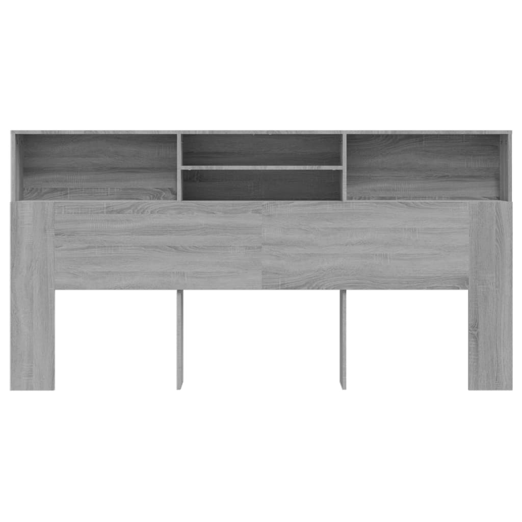 Κεφαλάρι Με Αποθηκευτικό Χώρο Γκρι Sonoma 200 x 19 x 103,5 εκ.