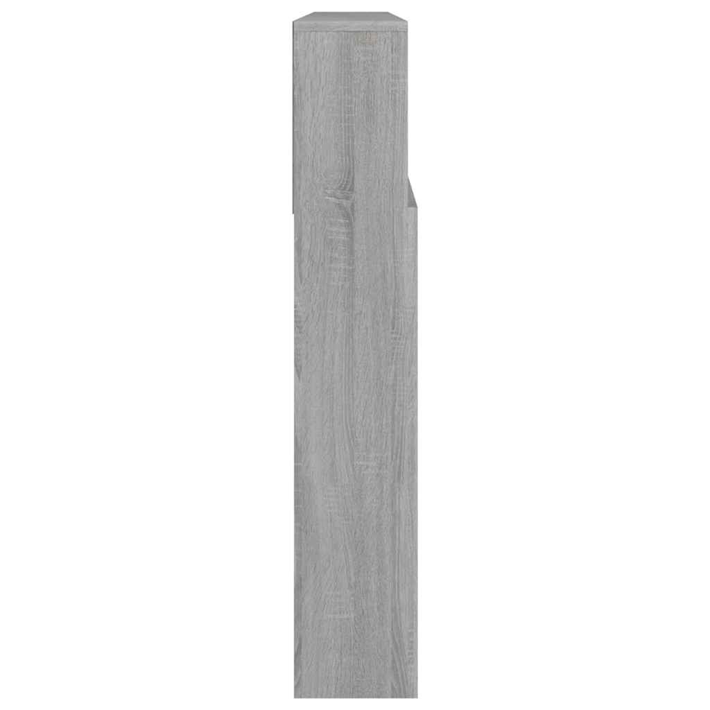 Κεφαλάρι Με Αποθηκευτικό Χώρο Γκρι Sonoma 220x19x103,5 εκ.