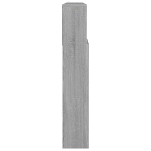 Κεφαλάρι Με Αποθηκευτικό Χώρο Γκρι Sonoma 220x19x101,5 εκ.