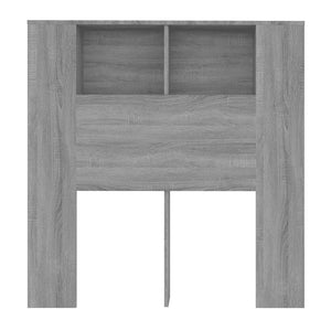 Κεφαλάρι Με Αποθηκευτικό Χώρο Γκρι Sonoma 100 x 18,5 x 102,5 εκ - Pakobazaar