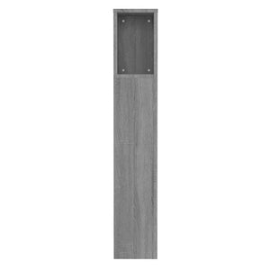 Κεφαλάρι Με Αποθηκευτικό Χώρο Γκρι Sonoma 100 x 18,5 x 102,5 εκ - Pakobazaar