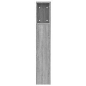 Κεφαλάρι Με Αποθηκευτικό Χώρο Γκρι Sonoma 120 x 18,5 x 102,5 εκ