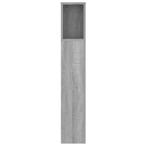 Κεφαλάρι Με Αποθηκευτικό Χώρο Γκρι Sonoma 140x18,5x104,5 εκ.