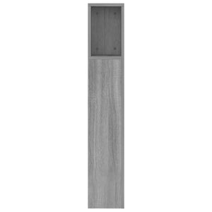 Κεφαλάρι Με Αποθηκευτικό Χώρο Γκρι Sonoma 160x18,5x104,5 εκ. - Pakobazaar