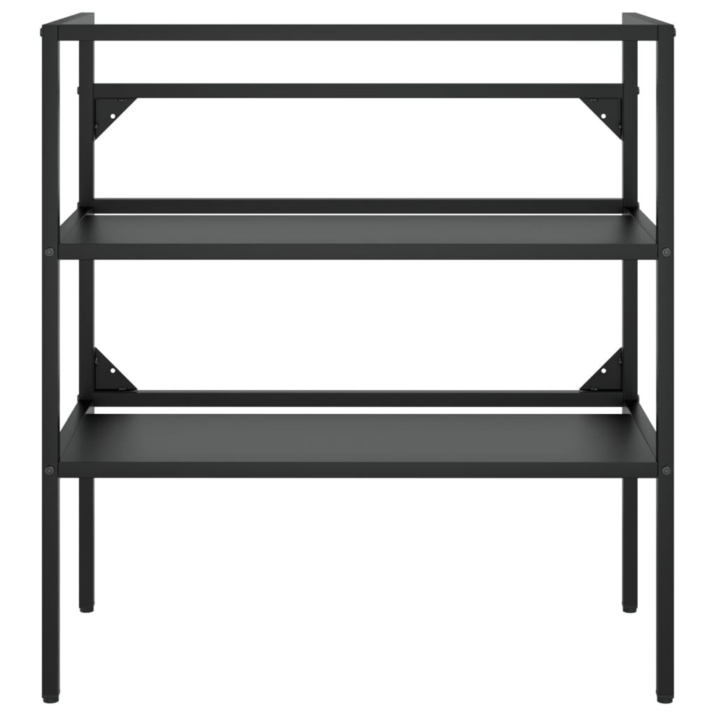 Σκελετός Νιπτήρα Μπάνιου με Εντοιχισμένο Νιπτήρα Λευκό Σίδερο - PAKOBAZAAR