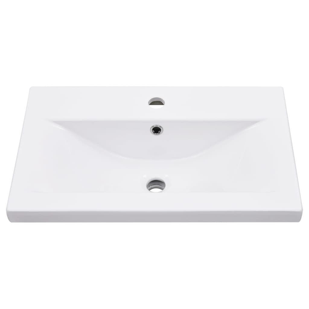 Σκελετός Νιπτήρα Μπάνιου με Εντοιχισμένο Νιπτήρα Μαύρος Σίδερο - PAKOBAZAAR