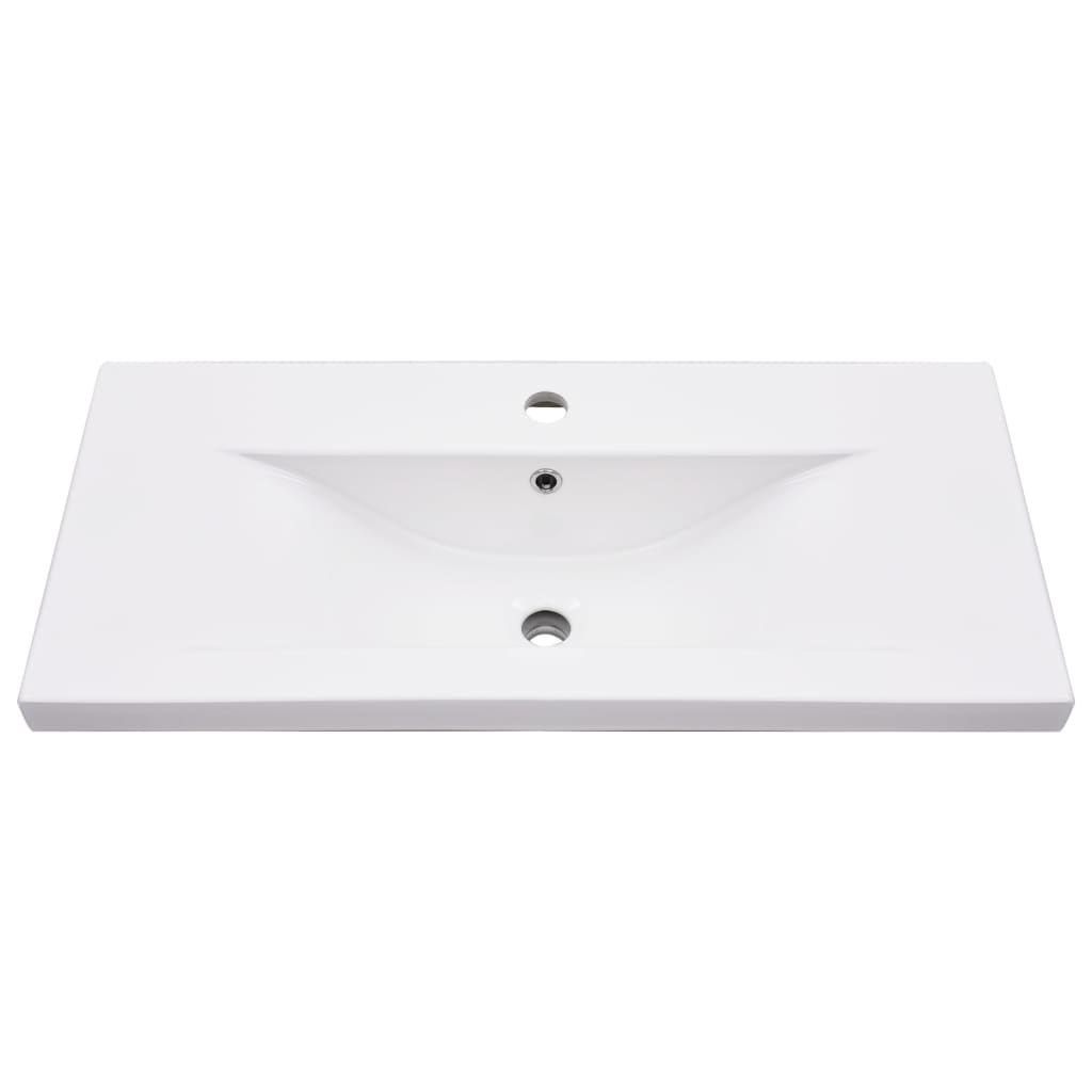 Σκελετός Νιπτήρα Μπάνιου με Εντοιχισμένο Νιπτήρα Μαύρος Σίδερο - Pakobazaar