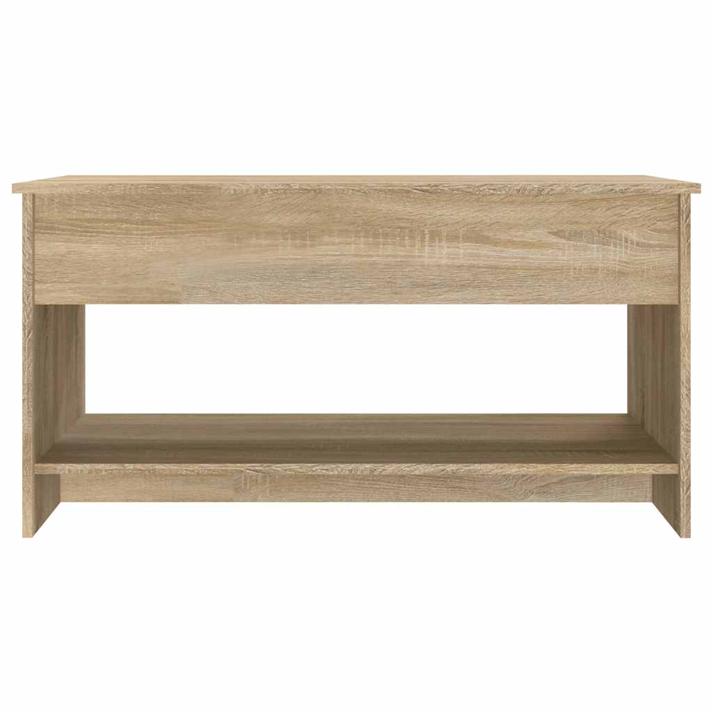 Τραπεζάκι Σαλονιού Sonoma Δρυς 102x50x52,5 εκ. Επεξεργ. Ξύλο