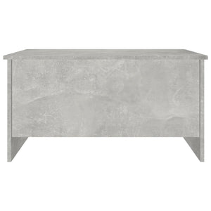 Τραπεζάκι Σαλονιού Γκρι Σκυρ. 80x55,5x41,5 εκ. Επεξεργ. Ξύλο