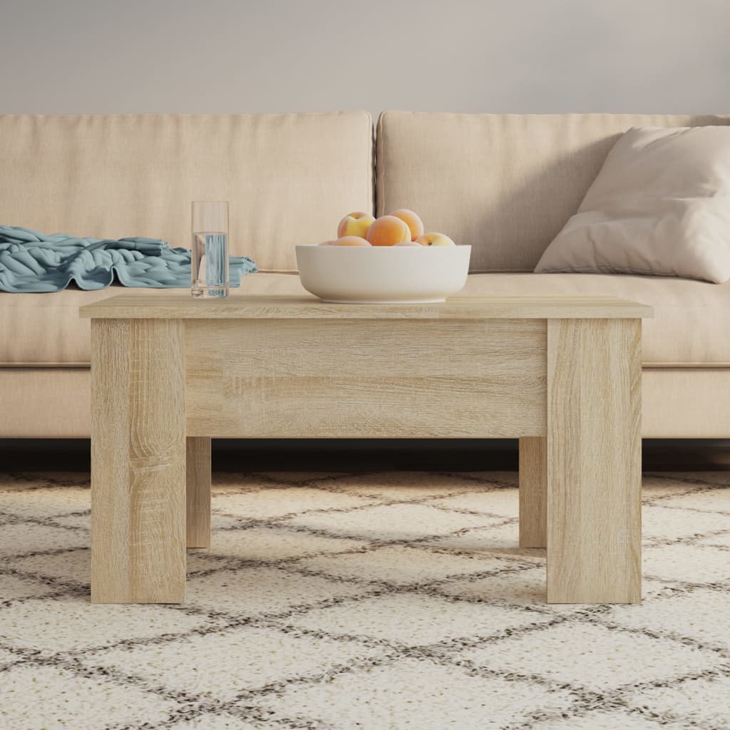 Τραπεζάκι Σαλονιού Sonoma Δρυς 79x49x41 εκ. Επεξεργασμένο Ξύλο