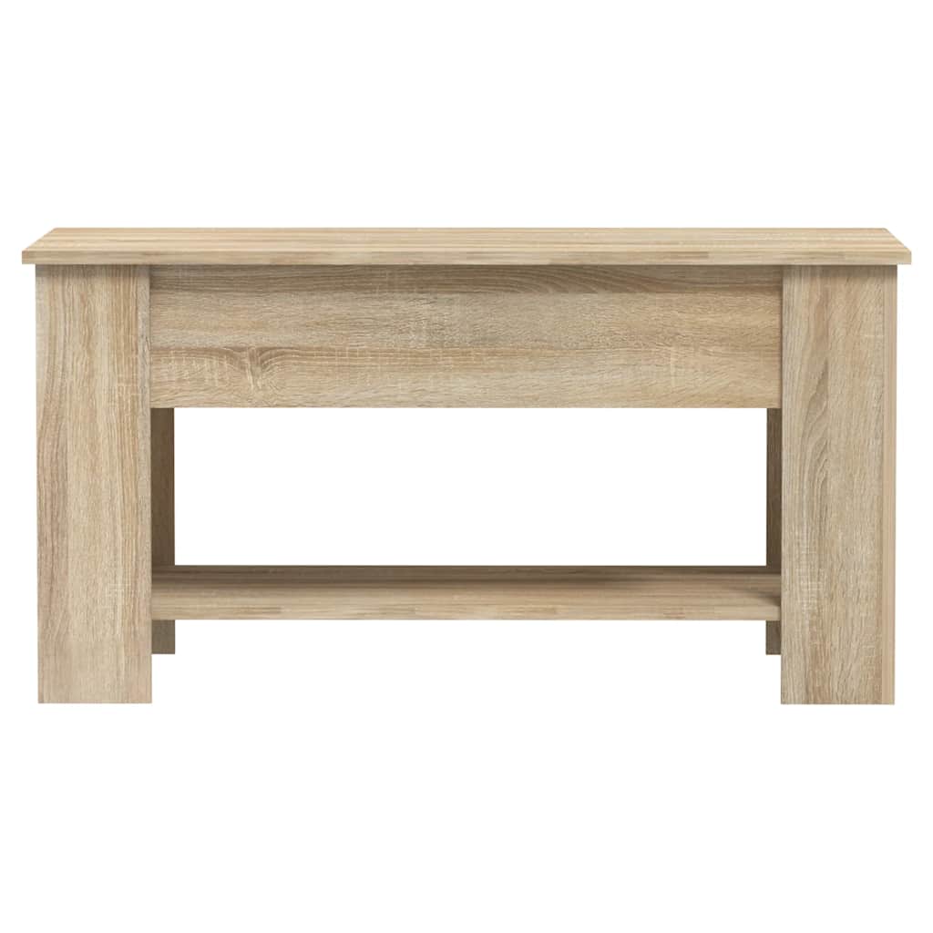 Τραπεζάκι Σαλονιού Sonoma Δρυς 101x49x52 εκ. Επεξεργασμένο Ξύλο - Pakobazaar