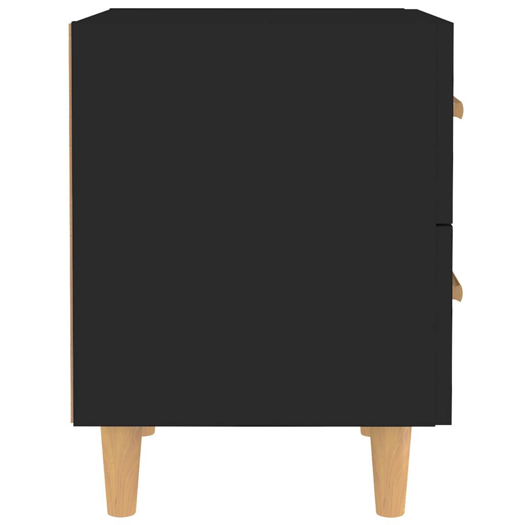 Κομοδίνο Μαύρο 40 x 35 x 47,5 εκ.