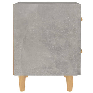 Κομοδίνο Γκρι Σκυροδέματος 40 x 35 x 47,5 εκ.