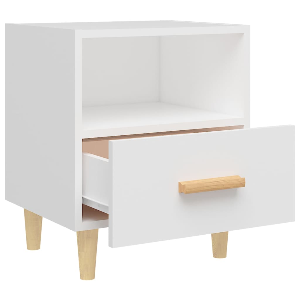 Κομοδίνο Λευκό 40 x 35 x 47 εκ. - Pakobazaar