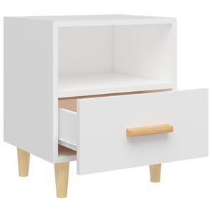 Κομοδίνο Λευκό 40 x 35 x 47 εκ. - Pakobazaar