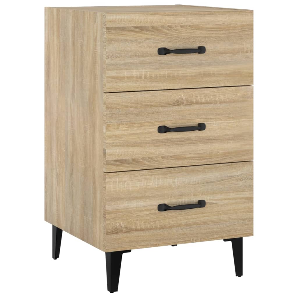 Κομοδίνο Sonoma Δρυς 40 x 40 x 66 εκ. από Επεξεργασμένο Ξύλο
