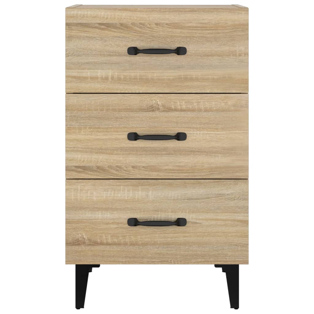 Κομοδίνο Sonoma Δρυς 40 x 40 x 66 εκ. από Επεξεργασμένο Ξύλο