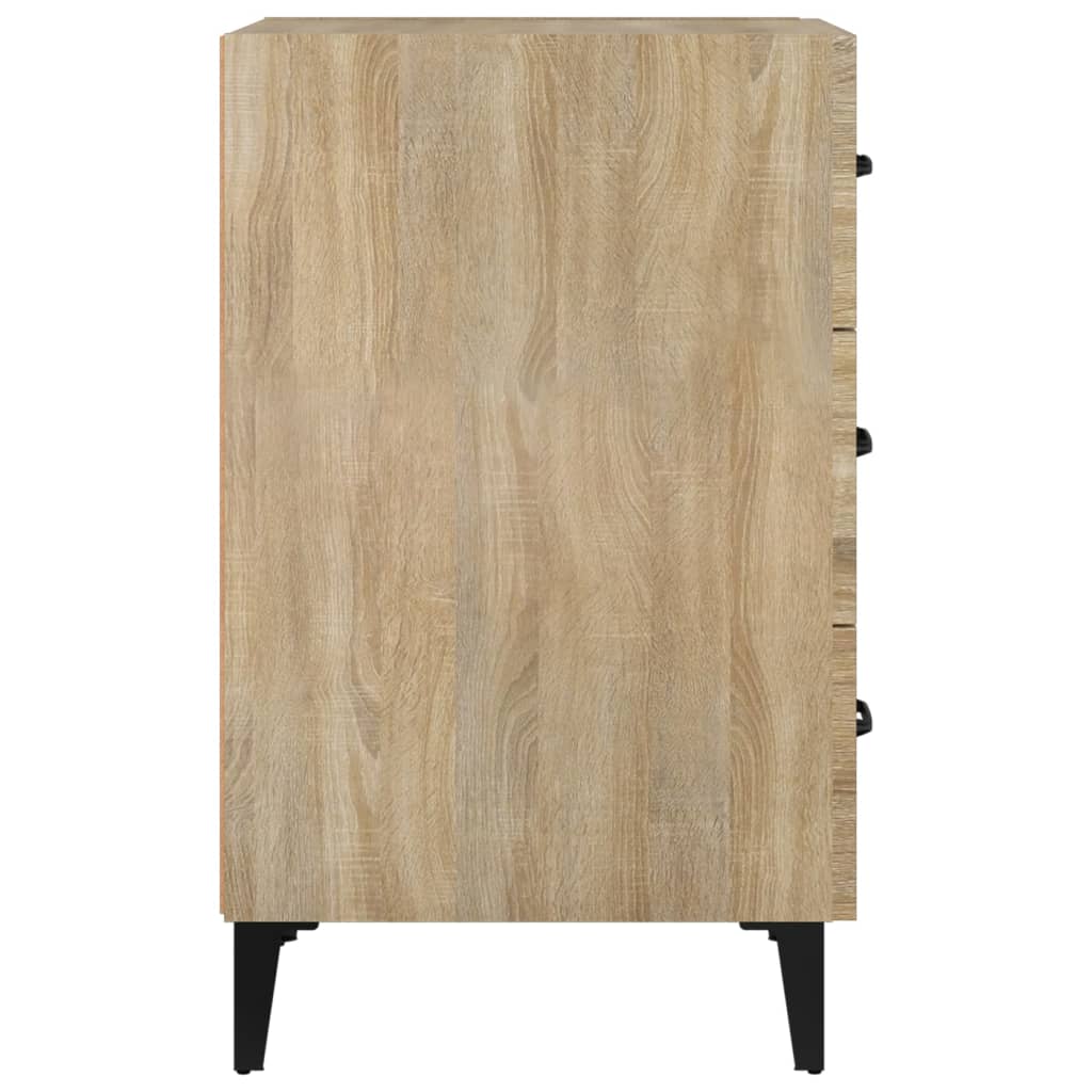 Κομοδίνο Sonoma Δρυς 40 x 40 x 66 εκ. από Επεξεργασμένο Ξύλο