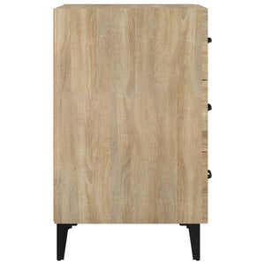 Κομοδίνο Sonoma Δρυς 40 x 40 x 66 εκ. από Επεξεργασμένο Ξύλο
