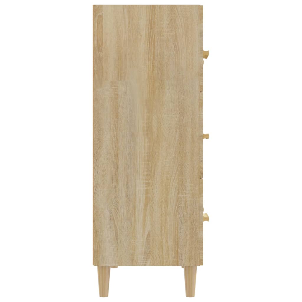 Ντουλάπι Sonoma Δρυς 70 x 34 x 90 εκ. από Επεξεργασμένο Ξύλο