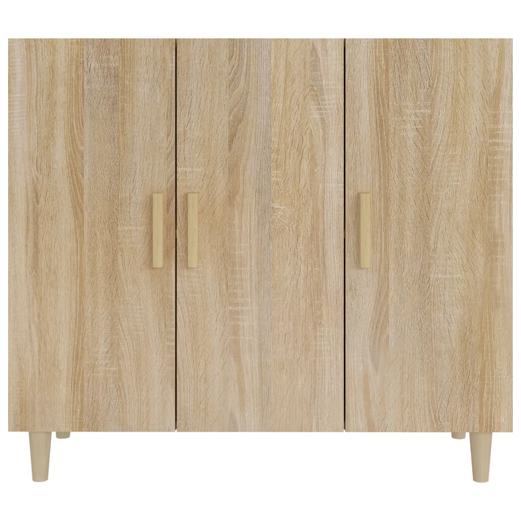 Ντουλάπι Sonoma δρυς 90x34x80 εκ. Επεξεργασμένο Ξύλο - Pakobazaar