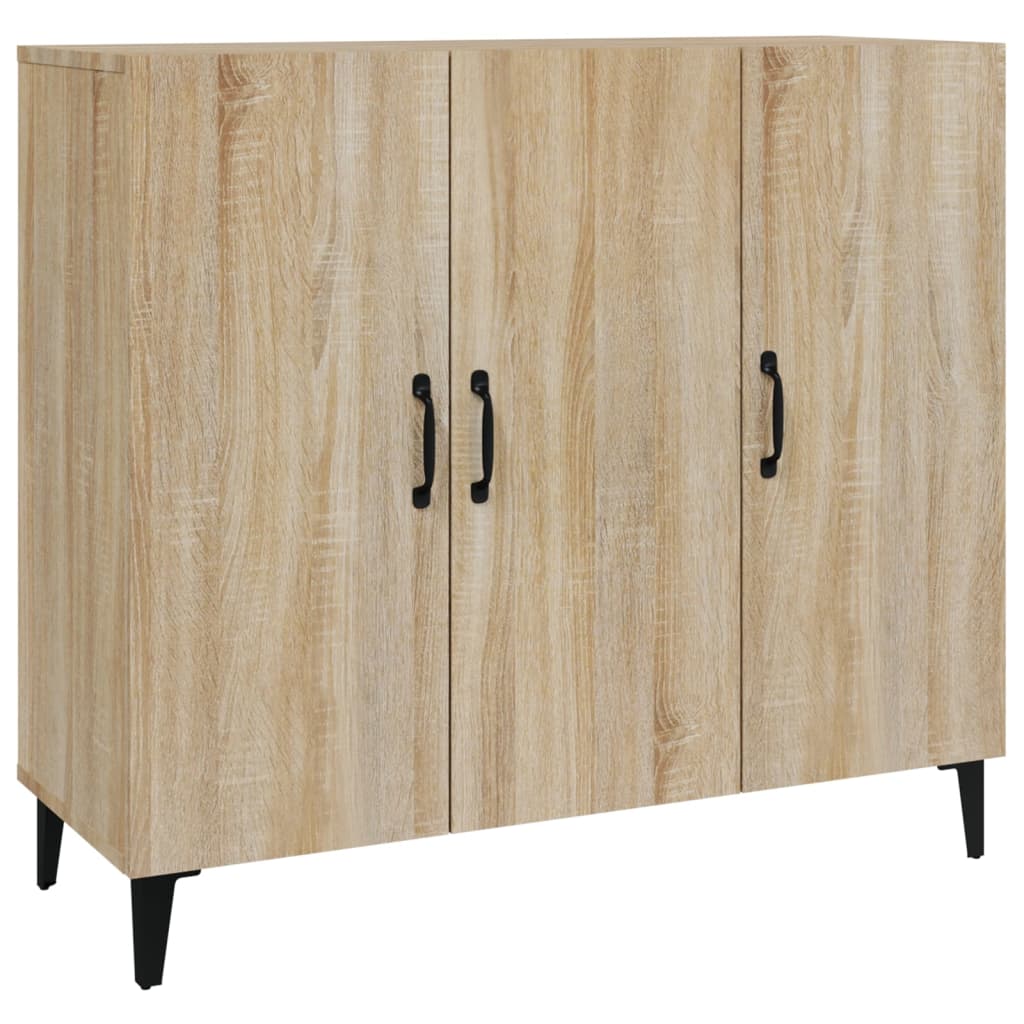 Ντουλάπι Sonoma δρυς 90x34x80 εκ. Επεξεργασμένο Ξύλο