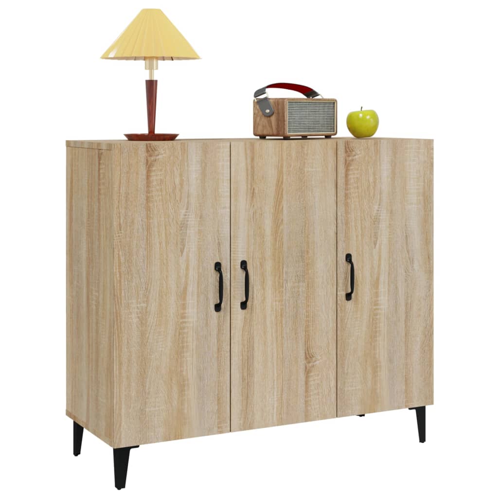 Ντουλάπι Sonoma δρυς 90x34x80 εκ. Επεξεργασμένο Ξύλο
