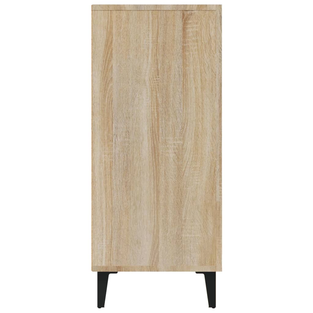 Ντουλάπι Sonoma δρυς 90x34x80 εκ. Επεξεργασμένο Ξύλο