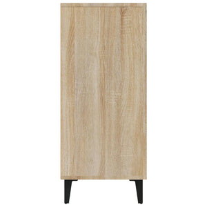 Ντουλάπι Sonoma δρυς 90x34x80 εκ. Επεξεργασμένο Ξύλο