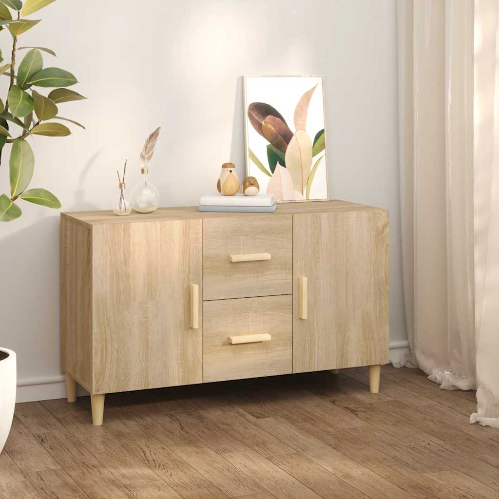 Ντουλάπι Sonoma Δρυς 100x36x60 εκ. από Επεξεργασμένο Ξύλο - Pakobazaar