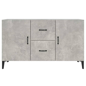 Ντουλάπι Γκρι Σκυροδέματος 100 x 36 x 60 εκ. Επεξεργασμένο Ξύλο