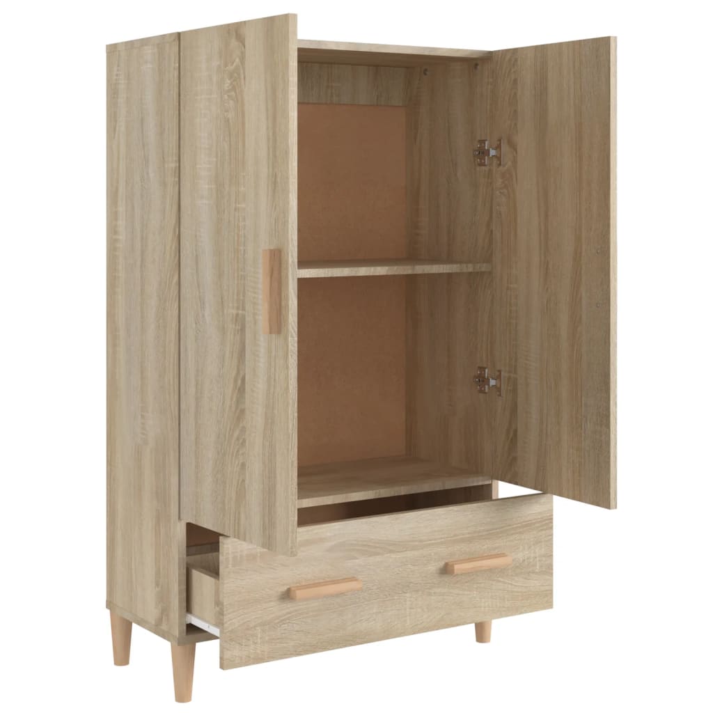 Ντουλάπα Sonoma Δρυς 70 x 31 x 115 εκ. από Επεξεργασμένο Ξύλο