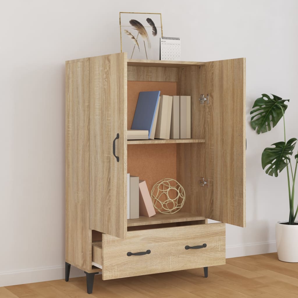 Ντουλάπα Sonoma Δρυς 70 x 31 x 115 εκ. από Επεξεργασμένο Ξύλο