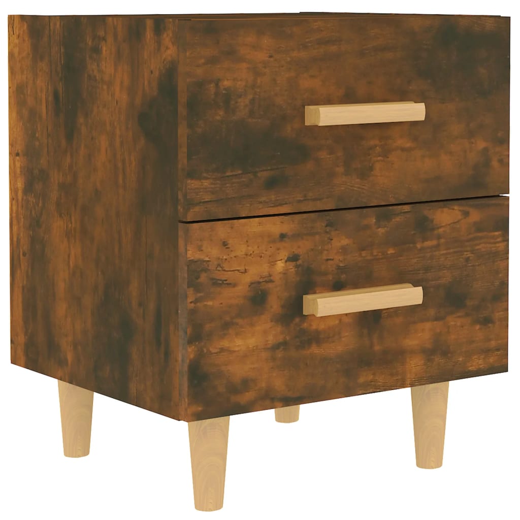 Κομοδίνο Καπνιστή Δρυς 40 x 35 x 47,5 εκ. - Pakobazaar