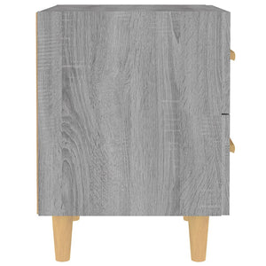 Κομοδίνα 2 τεμ. Γκρι Sonoma 40 x 35 x 47,5 εκ.