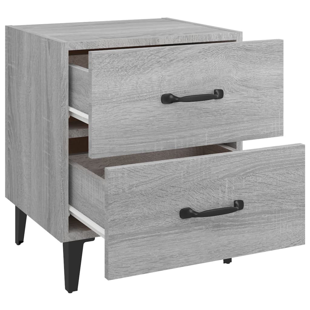 Κομοδίνο Γκρι Sonoma 40 x 35 x 47,5 εκ.
