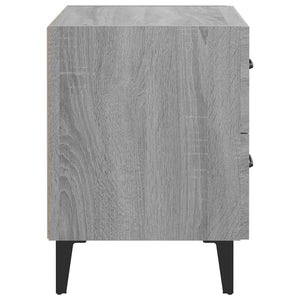 Κομοδίνα 2 τεμ. Γκρι Sonoma 40 x 35 x 47,5 εκ.
